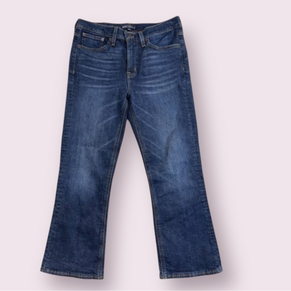 J. CREW MERCANTILE BOOTCUT DARK WASH JEANS STYLE L5515 SIZE 28